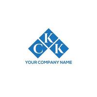 CK brief logo ontwerp op witte achtergrond. ckk creatieve initialen brief logo concept. ckk brief ontwerp. vector