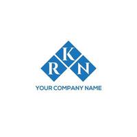 rkn brief design.rkn brief logo ontwerp op witte achtergrond. rkn creatieve initialen brief logo concept. rkn brief design.rkn brief logo ontwerp op witte achtergrond. r vector