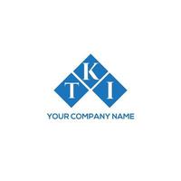 tki brief design.tki brief logo ontwerp op witte achtergrond. tki creatieve initialen brief logo concept. tki brief design.tki brief logo ontwerp op witte achtergrond. t vector