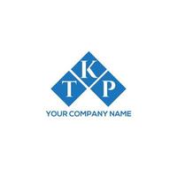 tkp creatieve initialen brief logo concept. tkp brief design.tkp brief logo ontwerp op witte achtergrond. tkp creatieve initialen brief logo concept. tkp-briefontwerp. vector