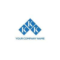 kkk brief logo ontwerp op witte achtergrond. kkk creatieve initialen brief logo concept. kkk brief ontwerp. vector