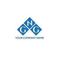 gng brief logo ontwerp op witte achtergrond. gng creatieve initialen brief logo concept. gng brief ontwerp. vector