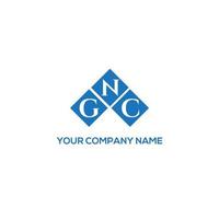 gnc creatieve initialen brief logo concept. gnc brief design.gnc brief logo ontwerp op witte achtergrond. gnc creatieve initialen brief logo concept. gnc brief ontwerp. vector