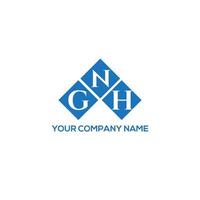 gnh brief logo ontwerp op witte achtergrond. gnh creatieve initialen brief logo concept. gnh-briefontwerp. vector