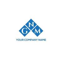 gnm brief design.gnm brief logo ontwerp op witte achtergrond. gnm creatieve initialen brief logo concept. gnm brief design.gnm brief logo ontwerp op witte achtergrond. g vector