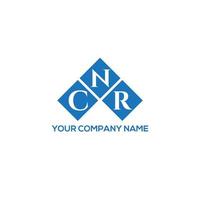 cnr brief logo ontwerp op witte achtergrond. cnr creatieve initialen brief logo concept. cnr brief ontwerp. vector