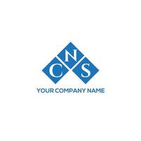 cns creatieve initialen brief logo concept. cns brief design.cns brief logo ontwerp op witte achtergrond. cns creatieve initialen brief logo concept. cns-briefontwerp. vector