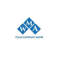 wma brief logo ontwerp op witte achtergrond. wma creatieve initialen brief logo concept. wma brief ontwerp. vector