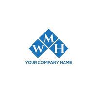 WM brief logo ontwerp op witte achtergrond. wmh creatieve initialen brief logo concept. wmh brief ontwerp. vector