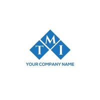 tmi brief logo ontwerp op witte achtergrond. tmi creatieve initialen brief logo concept. tmi-briefontwerp. vector