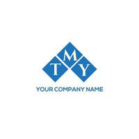 tmy brief logo ontwerp op witte achtergrond. tmy creatieve initialen brief logo concept. tmy brief ontwerp. vector