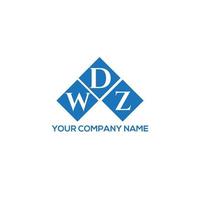 WDZ brief logo ontwerp op witte achtergrond. wdz creatieve initialen brief logo concept. wdz brief ontwerp. vector