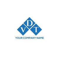 vdt brief logo ontwerp op witte achtergrond. vdt creatieve initialen brief logo concept. vdt brief ontwerp. vector