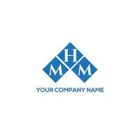 mhm brief logo ontwerp op witte achtergrond. mhm creatieve initialen brief logo concept. mhm brief ontwerp. vector