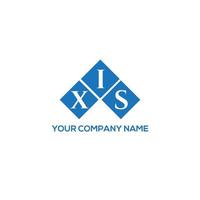 xi brief logo ontwerp op witte achtergrond. xis creatieve initialen brief logo concept. xis brief ontwerp. vector