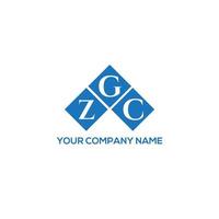 zgc brief logo ontwerp op witte achtergrond. zgc creatieve initialen brief logo concept. zgc brief ontwerp. vector