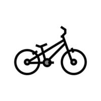 fiets vervoer kleur pictogram vectorillustratie vector