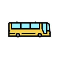 bus vervoer kleur pictogram vectorillustratie vector