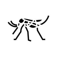 mug insect glyph pictogram vectorillustratie vector