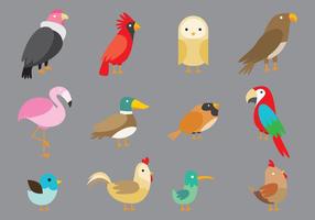 Cartoon vogels vector