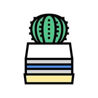 succulente plant kleur pictogram vectorillustratie vector