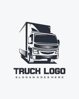 vrachtwagen silhouet logo sjabloon vector.eps vector