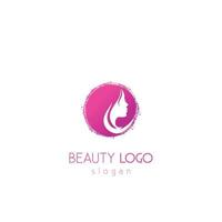 schoonheid vrouw mode logo vector