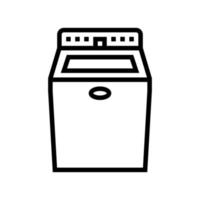 ijs maker elektrische apparatuur lijn pictogram vectorillustratie vector