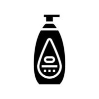 baby lotion cosmetische glyph pictogram vectorillustratie vector