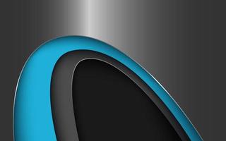 abstracte grijs blauwe kleur voor de kleurovergang met curve combinatie vorm overlap achtergrond. eps10 vector