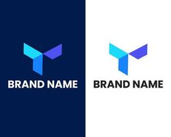letter y modern logo ontwerpsjabloon vector