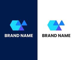 letter g en m modern logo ontwerpsjabloon vector