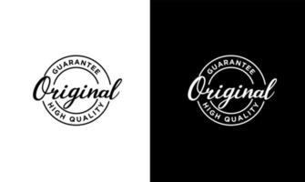 originele premium embleem label logo ontwerpsjabloon vector