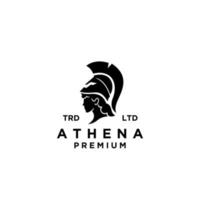 premium godin athena vector logo-ontwerp