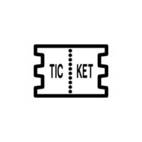 kaartje pictogram eps 10 vector