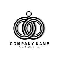 oneindig logo ontwerp, gekleurde cirkel logo illustratie bedrijf merk icoon vector