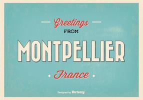 Montpellier frankrijk groet illustratie vector