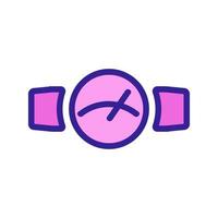 smartwatch pictogram vector. geïsoleerde contour symbool illustratie vector