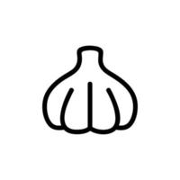 knoflook pictogram vector. geïsoleerde contour symbool illustratie vector