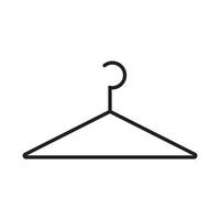 hanger voor kleding garderobe jas overhemd jas vectorillustratie vector