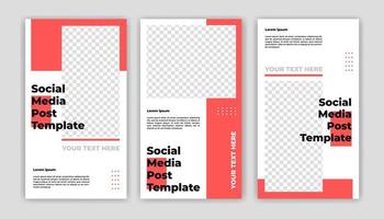 moderne sociale media-bannermalplaatje kan worden bewerkt. iedereen kan dit ontwerp gemakkelijk gebruiken. promotionele webbanners voor sociale media. elegante verkoop en kortingspromo - vector. vector