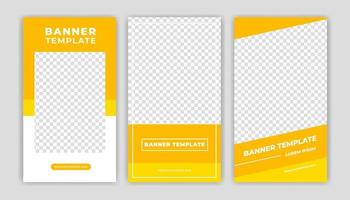 moderne sociale media-bannermalplaatje kan worden bewerkt. iedereen kan dit ontwerp gemakkelijk gebruiken. promotionele webbanners voor sociale media. elegante verkoop en kortingspromo - vector. vector