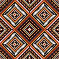 geometrische etnische naadloze patroon traditioneel. ontwerp voor achtergrond, behang, illustratie, textiel, stof, kleding, batik, tapijt, borduurwerk. vector