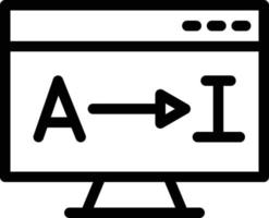 online onderwijs lijn pictogrammen vector