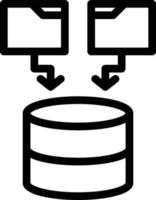 lijnpictogrammen voor analyses vector