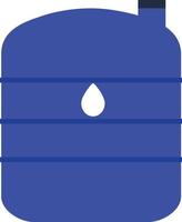 plastic watertank pictogram op witte achtergrond. watertank teken. vlakke stijl. vector