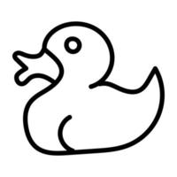 een trendy design icoon van duck vector