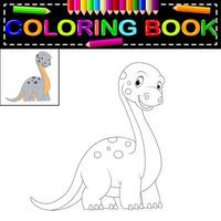 dinosaurus kleurboek vector