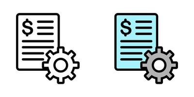 illustratie vectorafbeelding van document, vistuig, papier icon vector