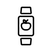 smartwatch pictogram vector. geïsoleerde contour symbool illustratie vector